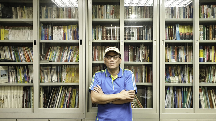 林志鎮老師收藏大量文史書籍