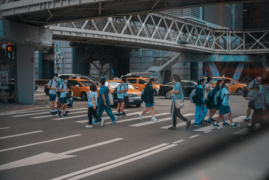 people walking on the street during daytime
