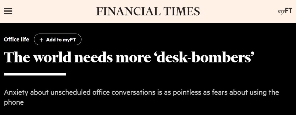 Financial Times desk bombers
