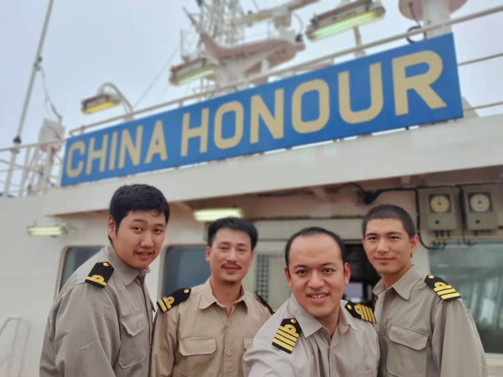 中國航運公司散裝船長洪昇揚。