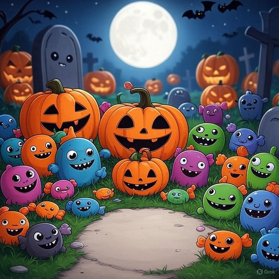 萬聖節AI賀卡範例