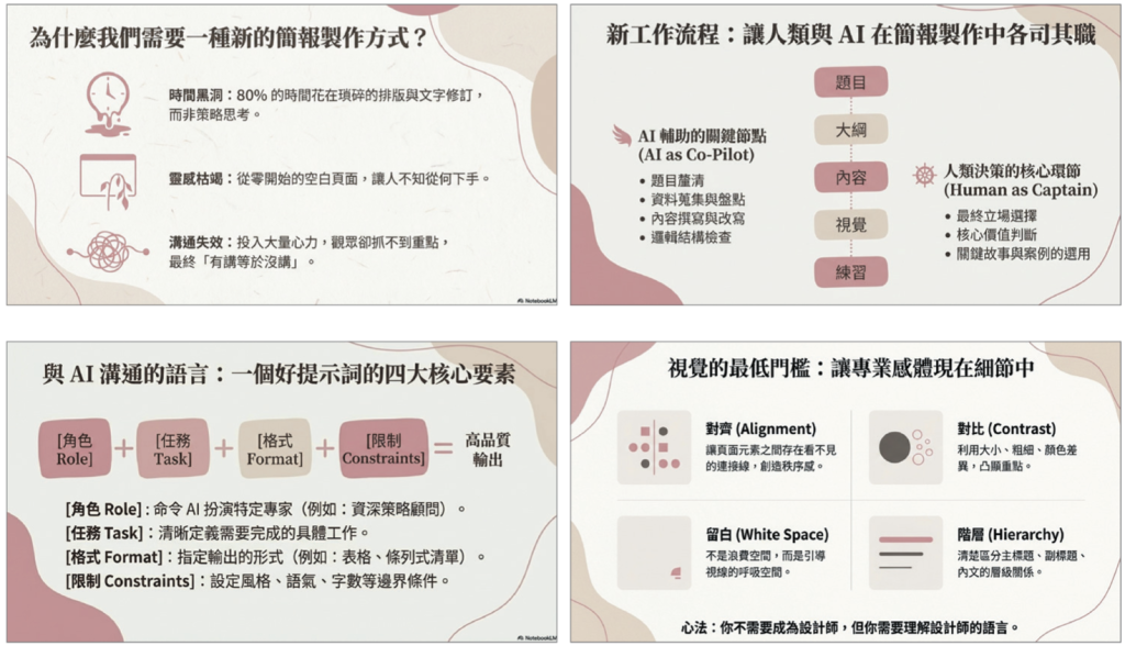 NotebookLM簡報生成