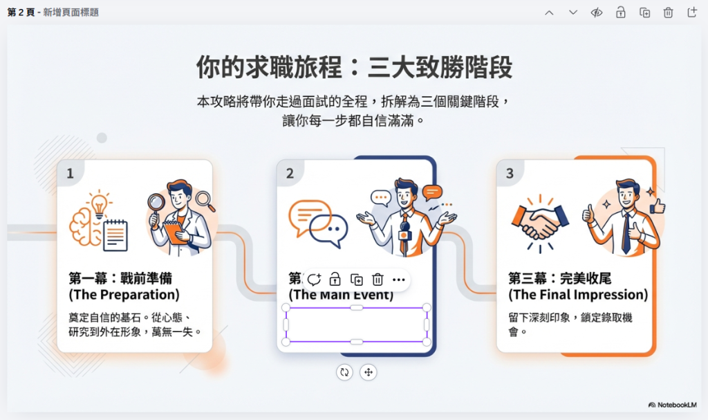 以Canva示範，先拉一個色塊遮蓋想修改的範圍，記得用滴管吸取背景相同顏色