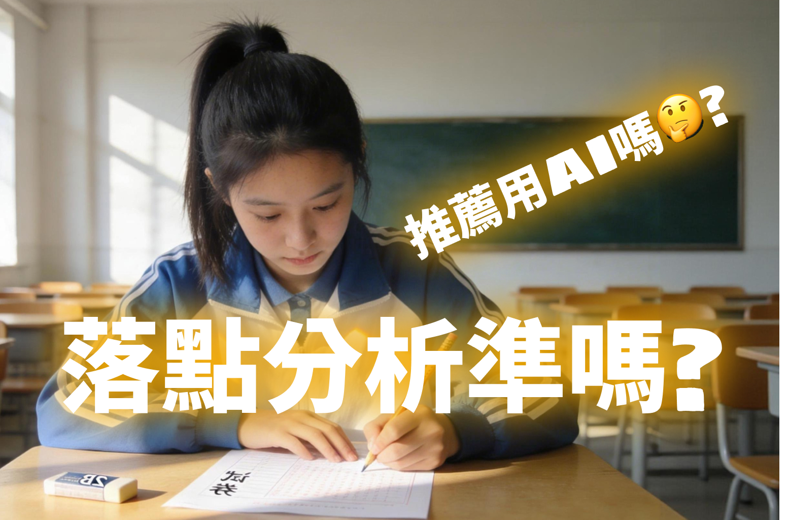 落點分析準嗎？推薦用 AI 算落點分析嗎？高中高職升學完整解析