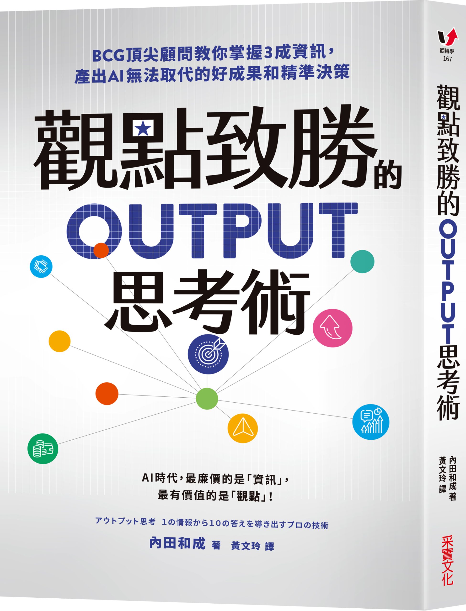 節錄自：采實文化《觀點致勝的OUTPUT思考術：BCG頂尖顧問教你掌握3成資訊，產出AI無法取代的好成果和精準決策》／內田和成 著