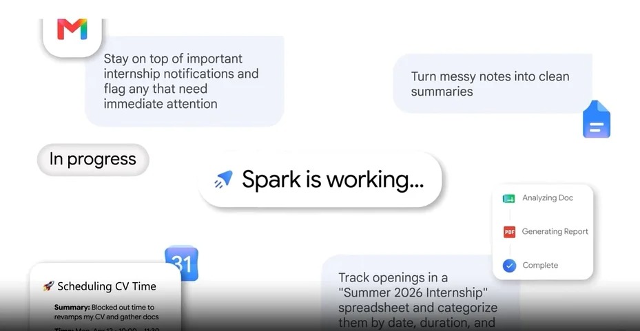 Google AI代理Gemini Spark登台！免複雜設定 背景自動運作搞定雜事